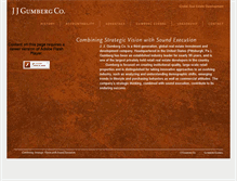 Tablet Screenshot of jjgumberg.com